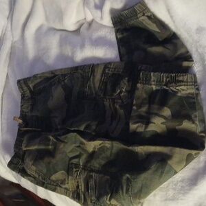 Boys Wrangler Camouflage Cargo Pants